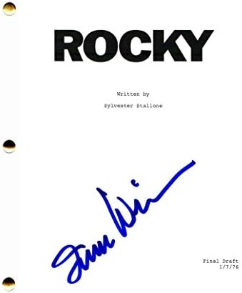 Irwin Winkler assinou autógrafo Rocky Full Movie Script - lendário produtor vencedor do Oscar, Goodfellas, Double Trouble