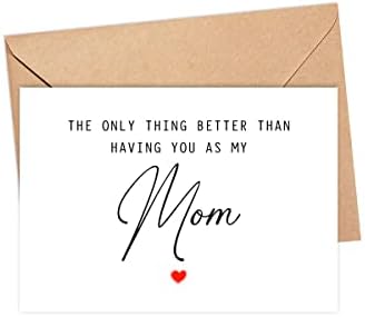 A única coisa melhor do que ter você como minha mãe. É nosso bebê tendo você para um Grammy - Cartão do anúncio da gravidez - Cartão da mãe - estamos grávidas - Presente do Dia das Mães