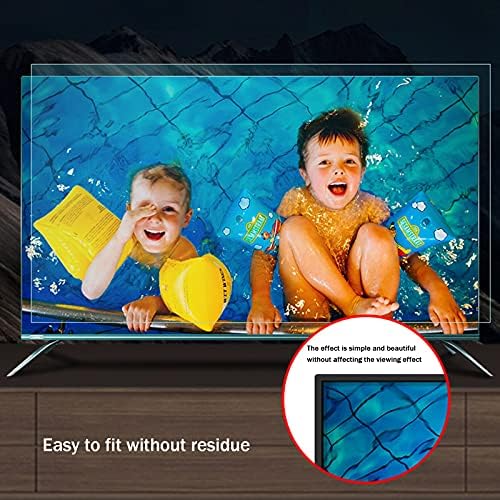 Kelunis Anti-Blue Light TV Tela Protetor/Filme anti-reflexão fosco Anti-reflexão até 90% alivie a fadiga ocular para LCD, LED, OLED e QLED 4K HDTV, 58