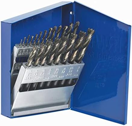 Irwin Tools de 18 peças Titanium Nitride revestido de nitreto Turbomax Bit Bit Set com caixa de armazenamento profissional