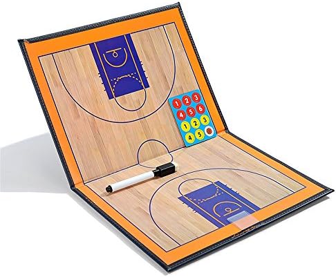 Phantomsky Dryease Basketball Magnetic Boards Tactics Board Board Board de estratégia dobrável com ímãs, caneta e borracha