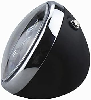 EPEIGO 7 polegadas LED preto Projeto do farol Halo Halo High Beam Motorcycle Drl Headlamp Universal Cafe Racer Cruidor