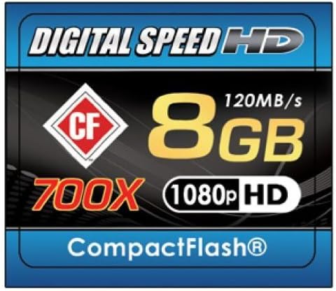 Velocidade digital 8GB 700X Professional High Speed ​​120MB/s ERRO CARTÃO DE MEMÓRIA GRATUITA CLASSE 10