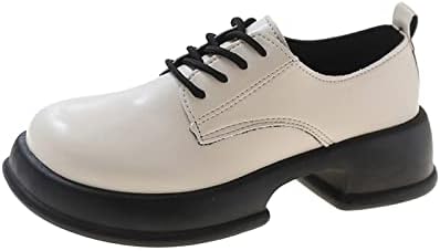 Sapatos chatos para mulheres femininas Black Shoes planos largos Cabeça pequena sapatos de couro para mulheres solas de couro