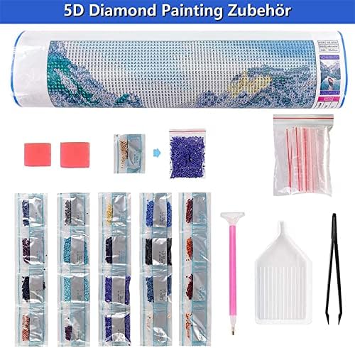 Kits de pintura de diamante Flowers Elk Diamond Art para adultos, diamantes pontos de bordado de broca cheia de roldana