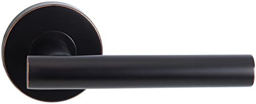 Inox RA106L462-32 Roseta Tubular Privacidade com alavanca de Copenhague e backset de 2-3/8 polegadas, aço inoxidável polido polido