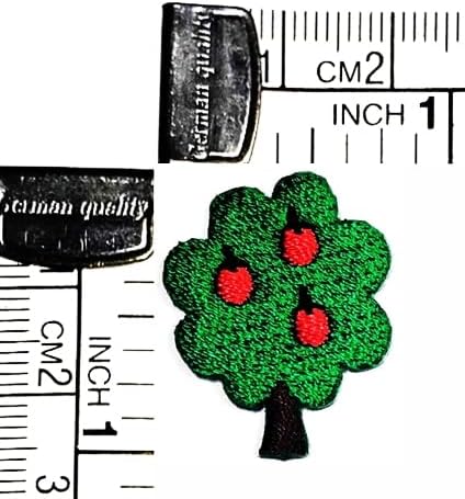 Kleenplus 2pcs. Mini árvore de fruta fofa Ferro bordado em costura em remendo para fantasia roupas jeans jaquetas chapéus