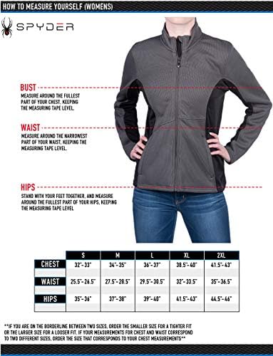 Jaqueta de gameday do Spyder Women Full Full Sweater