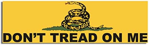 Gear Tatz - Não pise em mim, bandeira de Gadsen - adesivo político - 3 x 10 polegadas - feito profissionalmente nos EUA