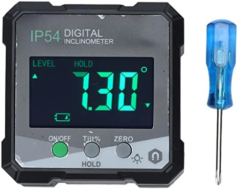 Finder Digital PRIMATOR DIGITAL IPIDADOR 4X90¡ã IP54 LCD Inclinômetro de bisneo de chanfro