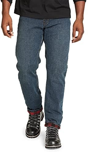 Eddie Bauer H2Low Flex Flex Flannel Lined Jeans