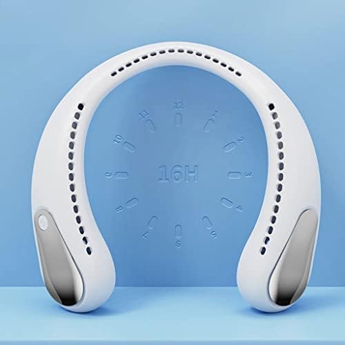 Ventilador do pescoço pessoal do Luvadu ZCX Mãos de bateria grátis Fan de banda de pescoço com 3 velocidades, ventilador