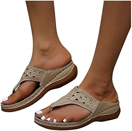 Sandalias para mujer elegantes, mulheres ortopóticas chinelas sandálias plantar fascite arco suporta sandálias para