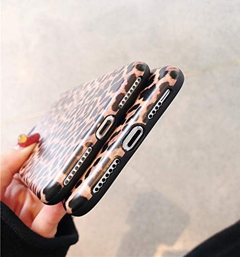 Caixa do iPhone XR, Doowear Leopard Cheetah Prinha capa de proteção para meninas mulheres, fosco fosco de fit anti-scrock