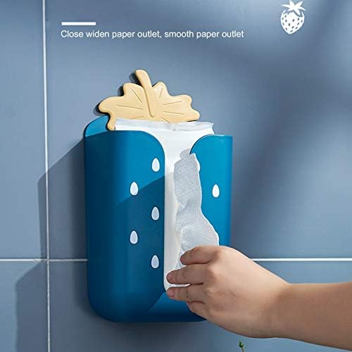Landua Paper Solder para banheira de cozinha montada na parede bombeamento banheiro caixa de armazenamento de tecidos Organização de lixo Caixa de tecido