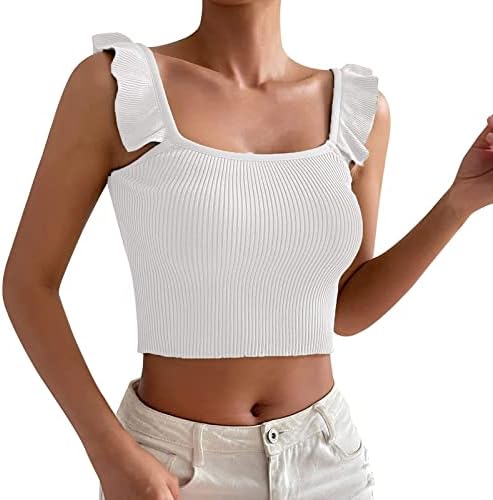 Blouses de verão Moda Moda Mulheres Tops Crop Cheker Casual Buckle Sexy Halter Banduau Blusa feminina