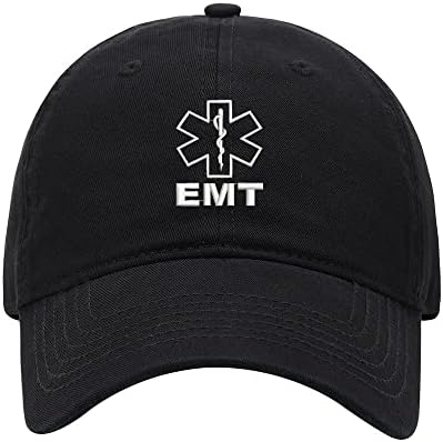 L8502-LXYB Baseball Men Men EMT-911 Bordado Capt de Hat de Cotton Bordado