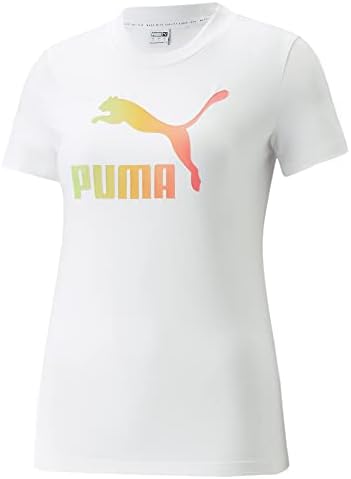 Tee gráfica de verão feminina do Puma Squeeze