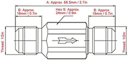 Válvula de retenção de bronze de 1/2in não retorno Válvula pneumática Conector de compressor de ar
