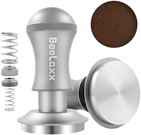 Viperidade de café expresso Beelaxx 58mm, atualização de café com 2-Spring, base concêntrica de anel e alça ergonômica,