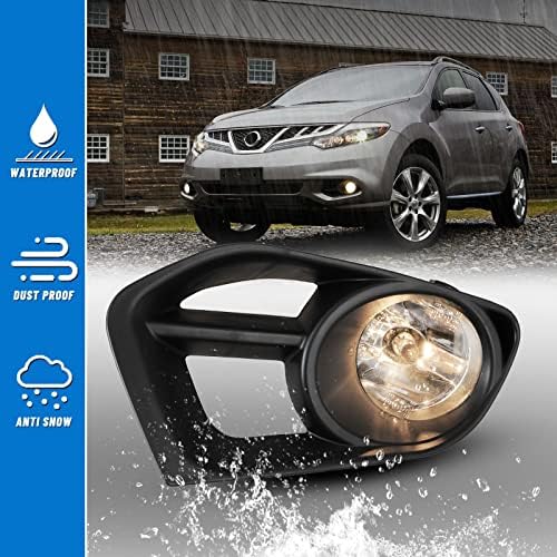 Luzes de nevoeiro compatíveis para Nissan Murano 2012 2012 2013 2014 Motorista de lâmpadas de reposição de passageiros
