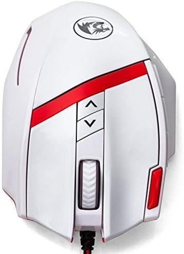 Redragon M801 PC Gaming Mouse LED RGB Backlit MMO 9 Botões programáveis ​​Mouse com botões laterais de gravação macro