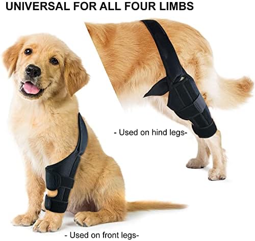 A cinta de joelho de cachorro Huaerle, cinta de joelho de estimação, chave de joelho para apoio, aparelho de perna