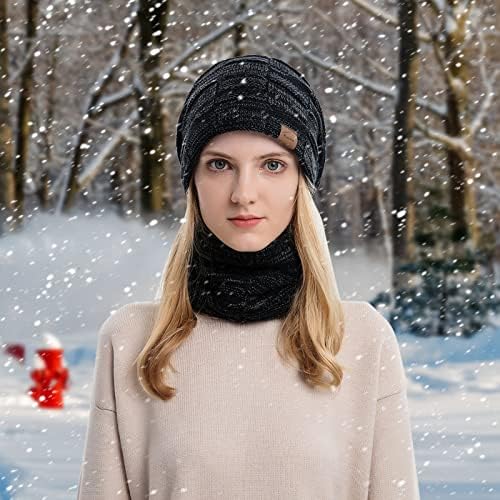 Três chapéus lã quente feminina chapéus coif e chapéu capuz de inverno de inverno à prova de vento para as flechas femininas