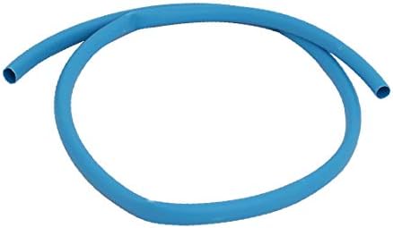 X-Dree 1m Comprimento interno DIA 9,5mm Isulamento de poliolefina Tubo encolhida pelo tubo encolhida Brocada azul (Guaina