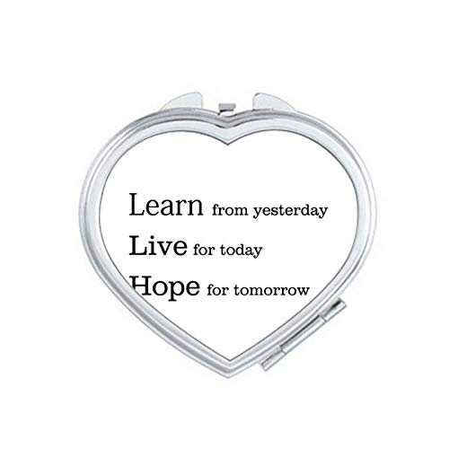 Aprenda ao vivo Hope Quote Art Deco Presente Moda Mampe