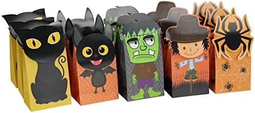 Iconikal Halloween Die-Cut Slip Over Treat & Gift Sachs, 18-Count