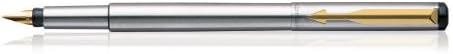 Parker Vector Stainless Stoneless GT Pen - Nib fino