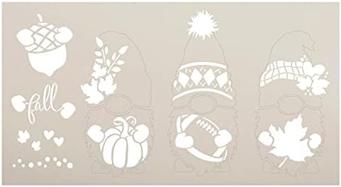 FALL GNOME ABELLAMENTO ESTONCIO DE ESTUDIOR12 | DIY folhas de outono decoração de abóbora | Craft & Paint Wood Sign