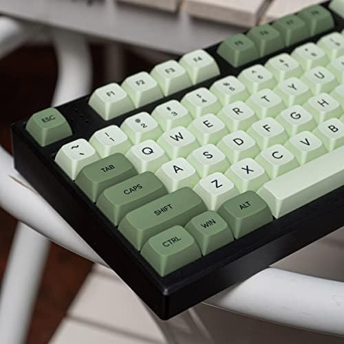 Mintcaps Matcha verde pbt keycaps conjunto 126 chaves xda perfil