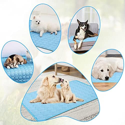 Symikelly Blue Blue Pet Refrigere Bet Pet Ice Ice Silk Pet Summer Summer Sumber