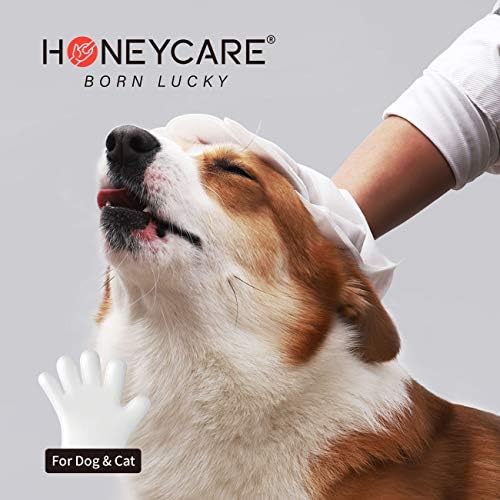 Honey Care All-Absorb Pets descartáveis ​​Heldying para cães e gatos desodorizando para limpeza e limpeza do corpo de animais