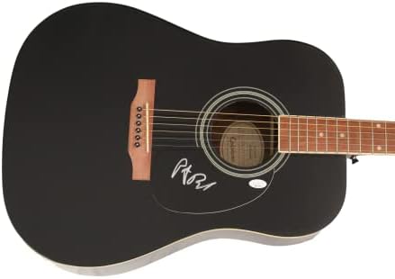 Peter Buck assinou autógrafo em tamanho grande Gibson Epiphone Guitar Guitar w/ James Spence Authentication JSA COA - REM