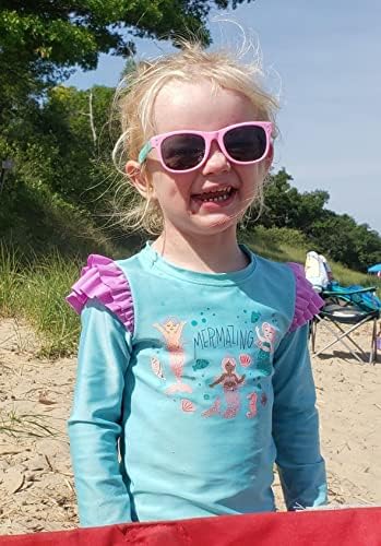Óculos de sol polarizados para bebês haygafe para menino de menina para bebês infantis
