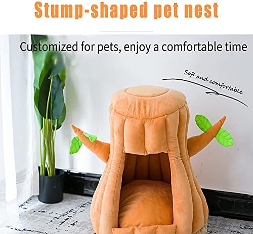 NSDRBX Laran Orange Tree Fecht Pet Nest, macio, confortável e fofo forma de desenho animado especialmente projetado para