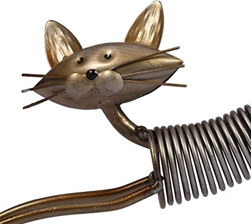 Artes muito artísticas escultura de metal art gato gato mola de mola artesanato artesanal decoração de decoração