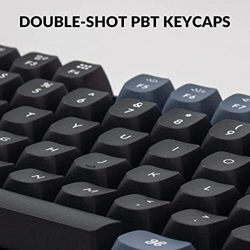 Keychron K8 Pro QMK/Via teclado mecânico sem fio, teclado macro com fios de macro TKL Hot-Swappable TKL com Gateron G Pro