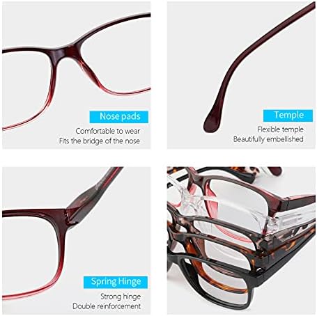 K Kenzhou 2 óculos de leitura +2,00 Blocking Light Blocking Women/Homens