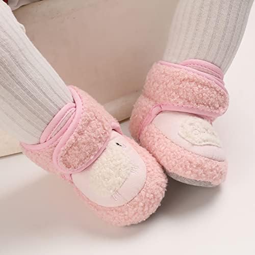 Sapatos quentes botas macias botas confortáveis ​​infantis quentes aquecendo sapatos em casa botas de neve para meninas