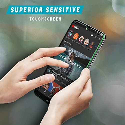 Bencuku by Hptech [2-Pack] projetado para Samsung Galaxy S23 5G Protetor de tela de vidro temperado de 6,1 polegadas, suporta leitor de impressão digital, anti-scratch, bolhas sem bolhas