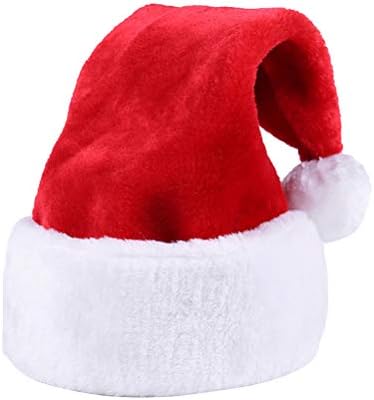 ABAODAMHIGH GRAU de chapéu de Natal, chapéu espessado de chapéu de natal Ornamentos para adultos para crianças