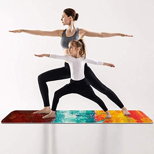 meikadianzishangwu abstrato grosso não deslizamento Exercício e fitness 1/4 de tapete de ioga para yoga pilates e exercício de