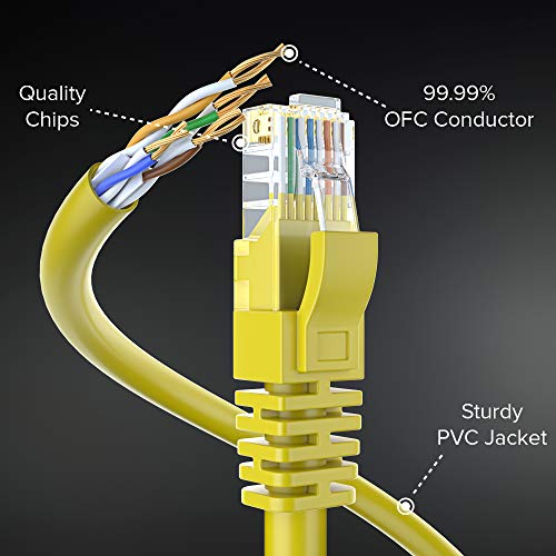 MAXIMM CAT 6 Cabo Ethernet 300 pés, de cobre puro, cabo CAT6 CABO CABO, CABO DE INTERNETE E CABO DE REDE - UTP