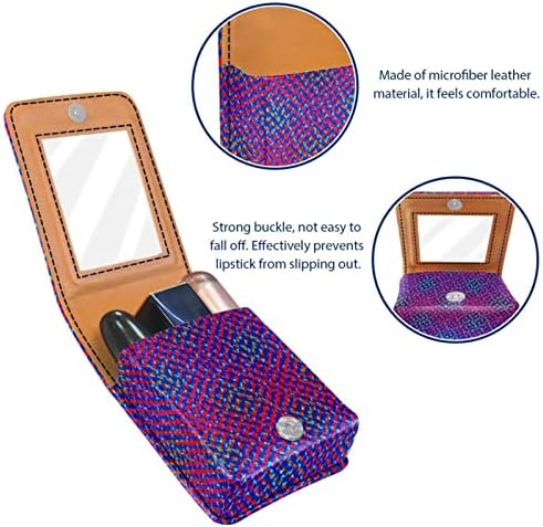 Caixa de batom oryuekan com espelho bolsa de maquiagem portátil