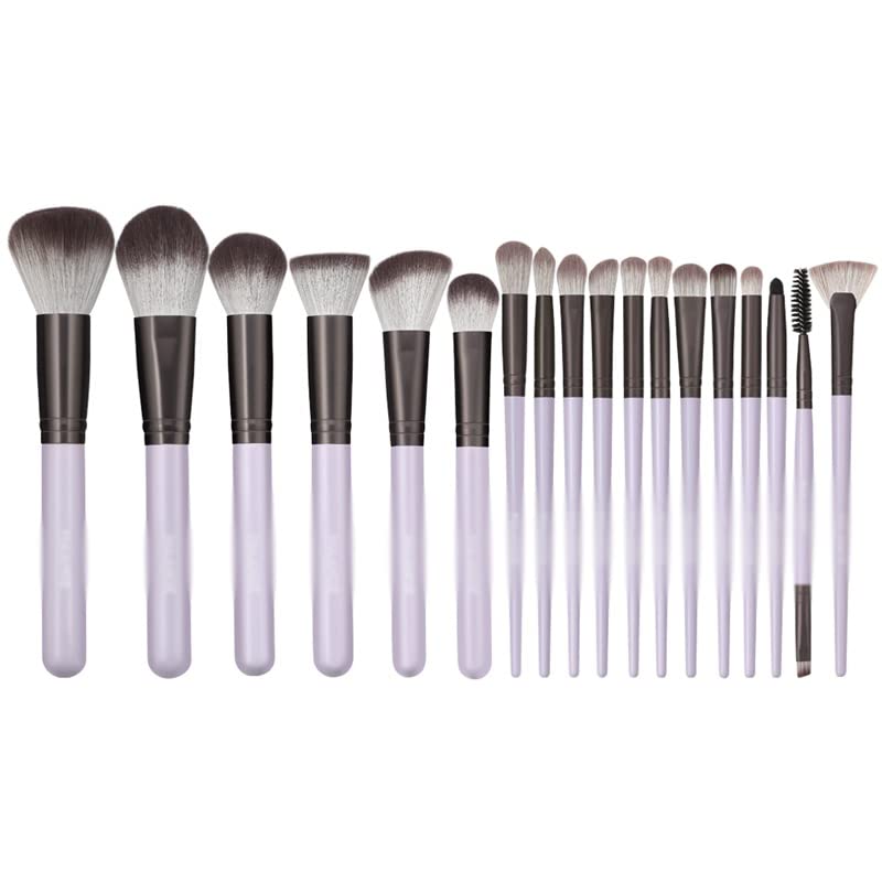 Trexd 18pcs Professional Makeup Brush Conjunto com Bag Cosmetics Tools Power Foundation Face Brush