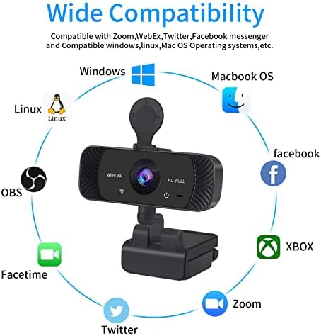 Sprugal 4K webcam || Webcam de foco automático 4K com webcam USB de microfone - REAL 4 K Full HD